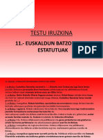 11.testua. Euskeldun Batzokijaren Estatutuak - Microsoft PowerPoint