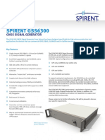 Spirent Gss6300: Gnss Signal Generator