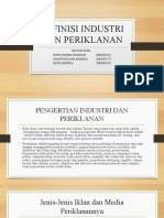 DEFINISI INDUSTRI DAN PERIKLANAN