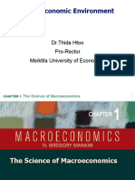 Macroeconomic Environment: DR - Thida Htoo Pro-Rector Meiktila University of Economics