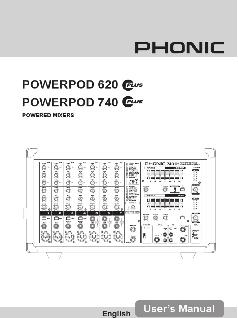 Powerpod 620/740 Plus User Manual | PDF | Equalization (Audio