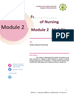 Fundamentals of Nursing Module 2 Mobility: Title