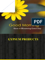 Gypsum Products in Prosthodontics
