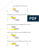 Matematicas Financiera Ejercicios de Practica