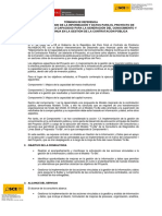 Términos de Referencia - Analista en Gestión de La Información y Datos para El Proyecto