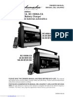 SC-600A-CA, SC-1000A-CA: Automatic Battery Charger Cargador de Baterías Automático
