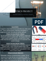 Physics Project: Magnetic Effect of Electric Current