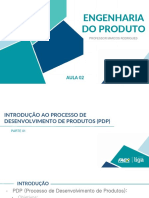 Aula 02 - Introdução Ao Processo de Desenvolvimento de Produtos