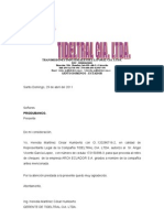 Autorización Cheques Produbanco TIDELTRAL