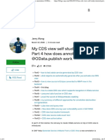 My CDS View Self Study Tutorial - Part 4 How Does Annotation @OData Publish Work