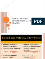 1.3 Speed Velocity Acceleration and Motion Graphs