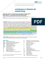 Algorithm for Demand Response to Maximize the 3