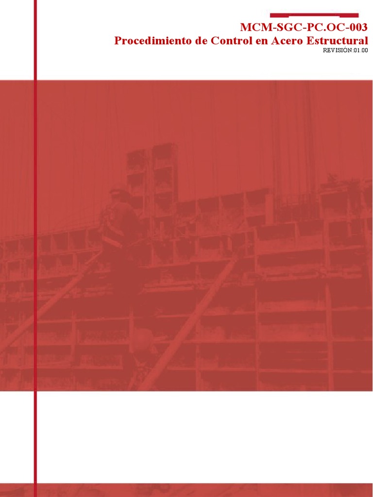 Control de Calidad en Acero Estructural | PDF | Acero | Hormigón