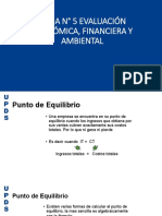 Tema #5 Evaluación Económica, Financiera y Ambiental