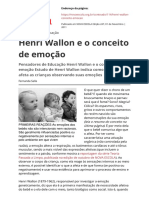 Henri Wallon e o papel da emoção no desenvolvimento infantil