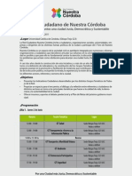 Programa I Foro Nuestra Córdoba final