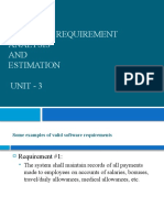 Software Requirement Analysis AND Estimation Unit - 3