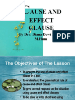 Adverb Cause and Effect Xi