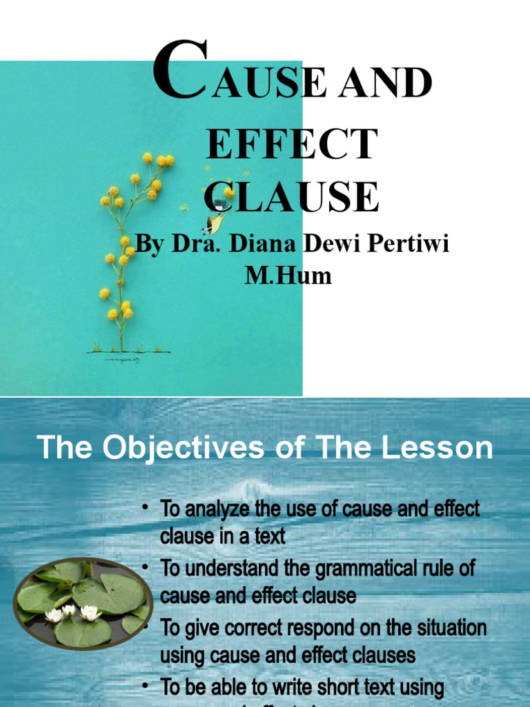 Understanding Cause and Effect Clauses | PDF | Social Media | Popular ...