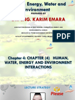 Human Interactions with the Environment Lecture