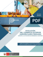 Evolución agroexportaciones Perú 2020