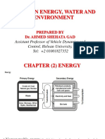 TOPICS IN ENERGY, WATER AND Environment