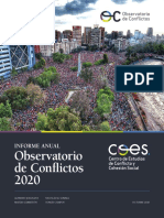 Informe Anual Observatorio de Conflictos 2020 COES