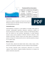 plantilla de medicamento