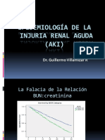 Epidemiología de La Injuria Renal Aguda (AKI) : Dr. Guillermo Villamizar R