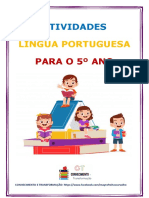 ATIVIDADES DE LÍNGUA PORTUGUESA 5º ANO-3