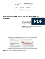 02 How To Download & Install SAP GUI (FrontEnd) For Windows