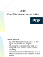 Mod 3 Control Section and Program Linking: Chap 2