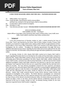 Office of Internal Affairs - Final Report 