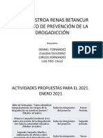 PROYECTO DE PREVENCIÓN DE LA DROGADICCIÓN 06. 2021 - 12 - 03 Presentación Proyecto