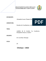 Análisis de La Lectura "La Conciliación Extrajudicial Alcances y Limites"