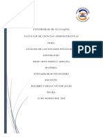 Análisis de Los Estados Financieros