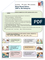 Will Vs Going To - Worksheet - Laura Suarez