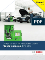 Comprobador de Inyectores Eps 205 Folleto