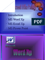 MS Word XP MS Excel XP MS Power Point