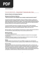 2011 Toyota Case Study
