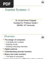 Number Systems - 1: Dr. Arvind Kumar Prajapati Assistant Sr. Professor Grade-1 SENSE, VIT University