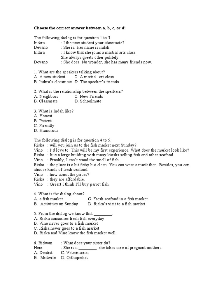 PTS SMP B Ing Kls 7 Genap | PDF | Language Arts & Discipline