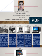Línea Del Tiempo Sobre La Historia de Las Computadoras.