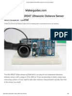 Waterproof JSN-SR04T Ultrasonic Distance Sensor With Arduino Tutorial