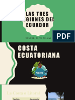 Las Tres Regiones Del Ecuador