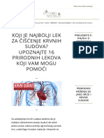 Lek Za Čišćenje Krvnih Sudova - 16 Najboljih Prirodnih Lekova