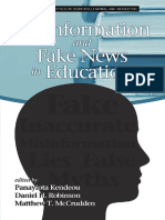 Misinformation and Fake News in Education