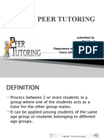 Peer Tutoring