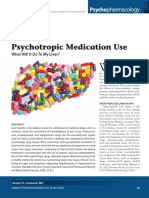 Psychotropic Medication Use - What Will It Do To My Liver