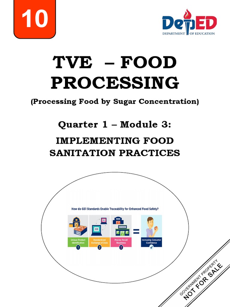 g10 Food Processing QTR 1 Module 3 | PDF | Foods | Food Safety